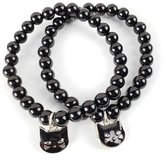 Black  Cat Charm Bracelets - Picture 2 of 5